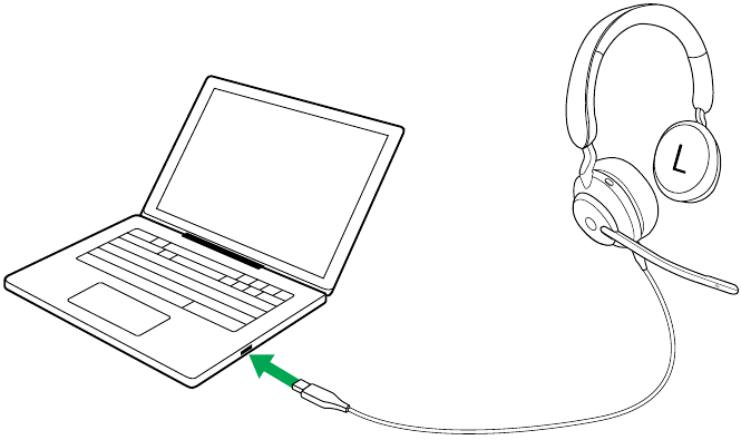 Jabra - Evolve2 65 - Aufladen Aufladen