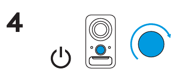Logitech - Z150 - LAUTSPRECHER ANSCHLIESSEN Schritt 4 LAUTSPRECHER ANSCHLIESSEN Schritt 4