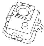 Explore One - 4K WiFi Action Camera - INHALT Wasserdichtes Gehäuse INHALT Wasserdichtes Gehäuse