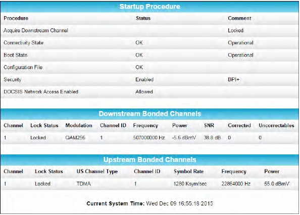 Arris - SB6183 - Starten des SB6183 Web-Managers Starten des SB6183 Web-Managers
