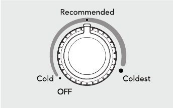 Frigidaire - FFFU16F2VW - Temperaturregelung Temperaturregelung