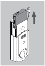 Schlage - SENSE - BATTERIEN WECHSELN Schritt 2 BATTERIEN WECHSELN Schritt 2