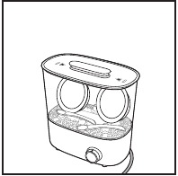 Philips AVENT - SCF291 - Zusammenbau des Sterilisators Schritt 2 Zusammenbau des Sterilisators Schritt 2