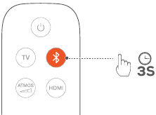 Harman - JBL BAR 9.1 - Verbindung mit einem anderen Bluetooth-Gerät herstellen Verbindung mit einem anderen Bluetooth-Gerät herstellen