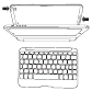 Zagg - Rugged Book - EINSETZEN/ENTNEHMEN IHRES TABLETS Schritt 1 EINSETZEN/ENTNEHMEN IHRES TABLETS Schritt 1