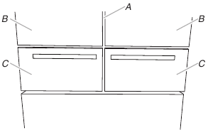 KitchenAid - KRMF706ESS01 - Gekühlte Schubladenblenden ausrichten Gekühlte Schubladenblenden ausrichten