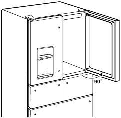 KitchenAid - KRMF706ESS01 - Unteres Türscharnier Unteres Türscharnier