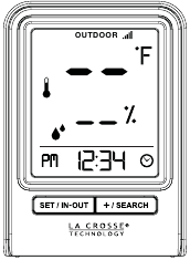 La Crosse Technology - C84428 - Außensensor suchen Außensensor suchen