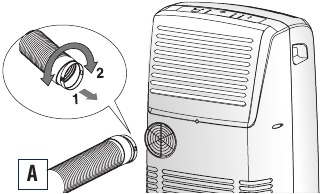 DeLonghi - PAC N130HPE - KLIMAANLAGE OHNE INSTALLATION - Schritt 1 KLIMAANLAGE OHNE INSTALLATION - Schritt 1