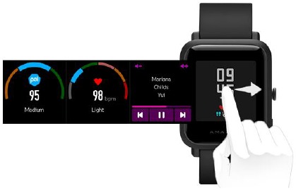 Amazfit - Bip S - Schnellzugriff-Einstellungen Schnellzugriff-Einstellungen