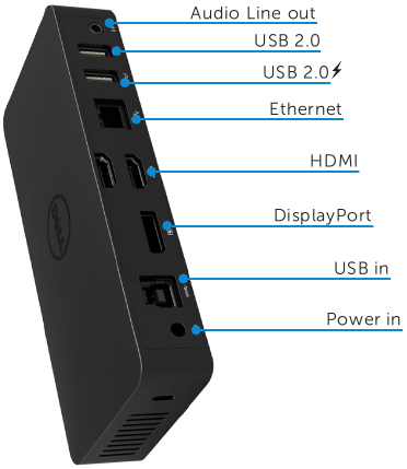 Dell - D3100 - Rückansicht Rückansicht