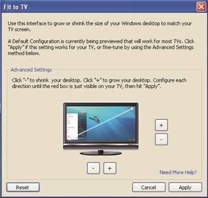 Dell - D3100 - An TV anpassen Konfiguration Schritt 1 An TV anpassen Konfiguration Schritt 1