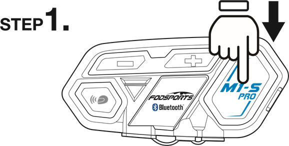 FODSPORTS - M1-S Pro - Pairing-Modus (Kopplungsmodus) Schritt 1 Pairing-Modus (Kopplungsmodus) Schritt 1