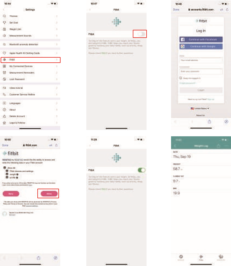 RENPHO - ES-CS20M - Fitbit App Fitbit App