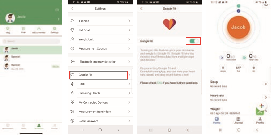 RENPHO - ES-CS20M - Google Fit Google Fit