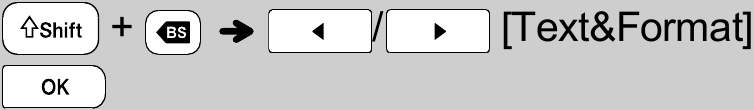 Brother - P-Touch PT-D210 - Um den gesamten Text und die Einstellungen zu löschen Um den gesamten Text und die Einstellungen zu löschen