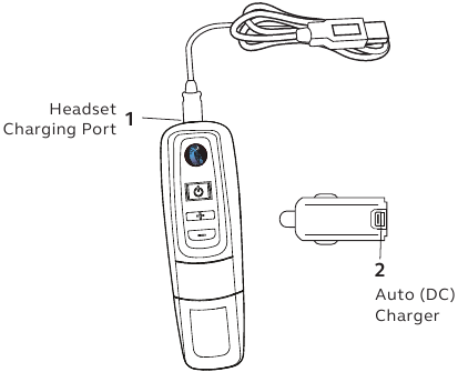 BlueParrott - C300-XT - LADEN DES HEADSETS LADEN DES HEADSETS
