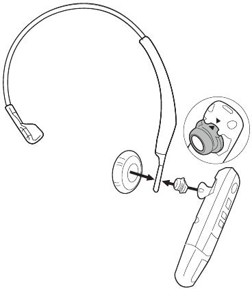 BlueParrott - C300-XT - Over-The-Head und Behind-The-Neck Tragestile Over-The-Head und Behind-The-Neck Tragestile