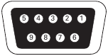 Eaton - 9130 - Abbildung 22. RS-232-Kommunikationsanschluss (DB-9-Stecker). Abbildung 22. RS-232-Kommunikationsanschluss (DB-9-Stecker).