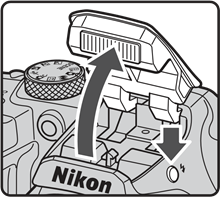 Nikon - COOLPIX B500 - Den Blitz verwenden Den Blitz verwenden