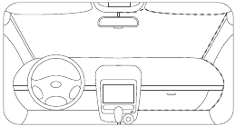 70mai - Dashcam 1S - USB-Kabel an den Zigarettenanzünder anschließen USB-Kabel an den Zigarettenanzünder anschließen