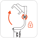 Hohem - iSteady X2 - Wie montiert und balanciert man ein Mobiltelefon am Gimbal? Schritt 2 Wie montiert und balanciert man ein Mobiltelefon am Gimbal? Schritt 2