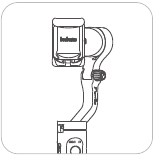 Hohem - iSteady X2 - Wie montiert und balanciert man ein Mobiltelefon am Gimbal? Schritt 3 Wie montiert und balanciert man ein Mobiltelefon am Gimbal? Schritt 3