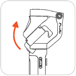 Hohem - iSteady X2 - Wie montiert und balanciert man ein Mobiltelefon am Gimbal? Schritt 1 Wie montiert und balanciert man ein Mobiltelefon am Gimbal? Schritt 1
