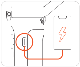 Hohem - iSteady X2 - Als Notfall-Powerbank verwenden Als Notfall-Powerbank verwenden