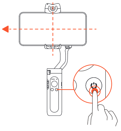 Hohem - iSTEADY V2 - Erstes Einschalten von iSteady V2: Aktivierung & Bluetooth-Verbindung Erstes Einschalten von iSteady V2: Aktivierung & Bluetooth-Verbindung