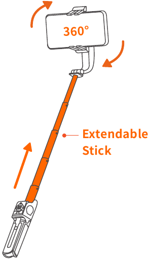 Hohem - iSteady Q - Verwendung als Handheld Schritt 1 Verwendung als Handheld Schritt 1