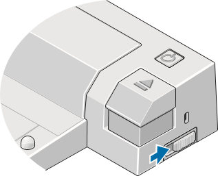 Dell - E-Port Plus - Laptop andocken Schritt 4 Laptop andocken Schritt 4
