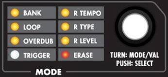 Electro-Harmonix - 22500 - Modusauswahl & Regler Modusauswahl & Regler
