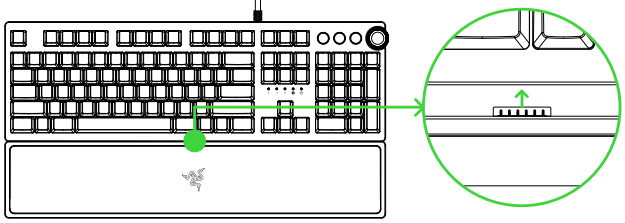 Razer - Huntsman Elite - Handballenauflage Handballenauflage