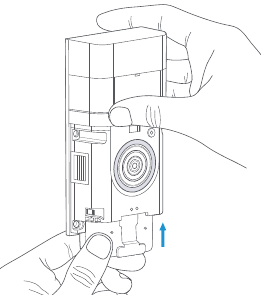 ring - Video Doorbell 4 - Akku einsetzen Akku einsetzen