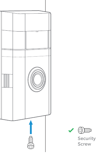 ring - Video Doorbell 4 - Frontplatte befestigen Frontplatte befestigen