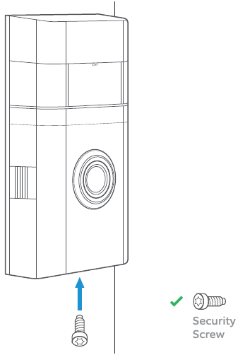 ring - Video Doorbell 4 - Frontplatte befestigen Frontplatte befestigen