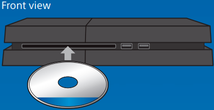Sony - PS4 - Disc einlegen Disc einlegen