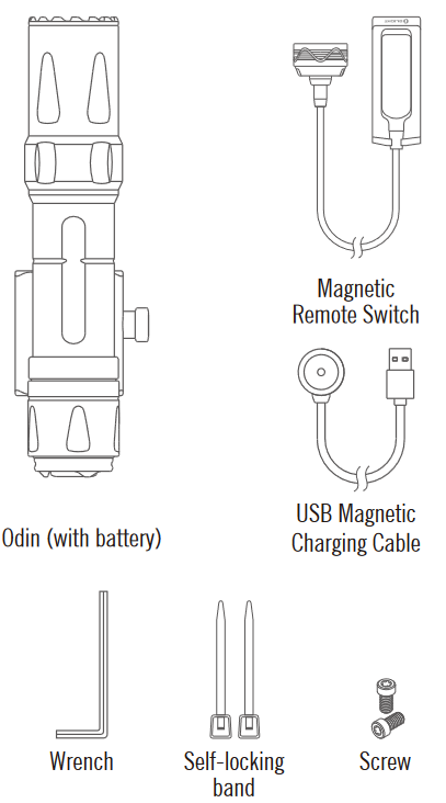OLIGHT - Odin - IM LIEFERUMFANG IM LIEFERUMFANG
