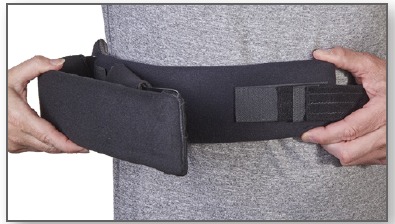 CORFLEX - Ranger AP - Anpassen und Befestigen des Taillengurts (10º bis 45º) Anpassen und Befestigen des Taillengurts (10º bis 45º)