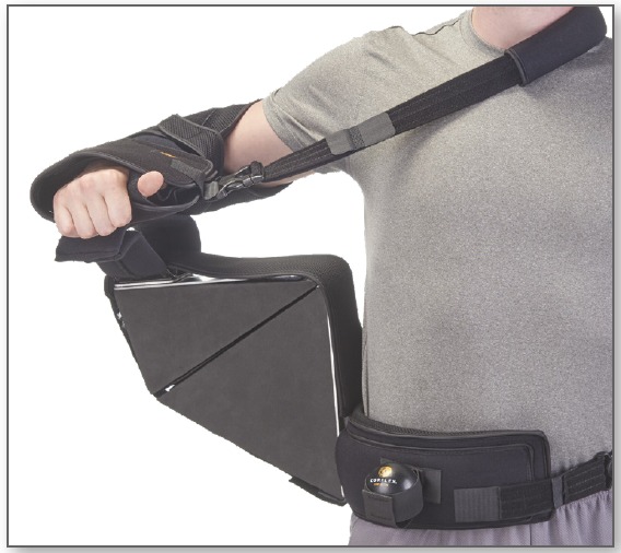 CORFLEX - Ranger AP - Anpassen und Befestigen des Taillengurts (45º bis 90º) Anpassen und Befestigen des Taillengurts (45º bis 90º)