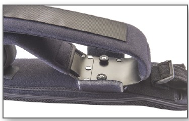CORFLEX - Ranger AP - Anpassen des Metall-Taillengurts (45º bis 90º) Anpassen des Metall-Taillengurts (45º bis 90º)