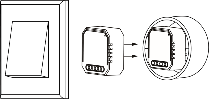 Lonsonho - QS-Zigbee-D02-TRIAC-2C-L - Installation Installation
