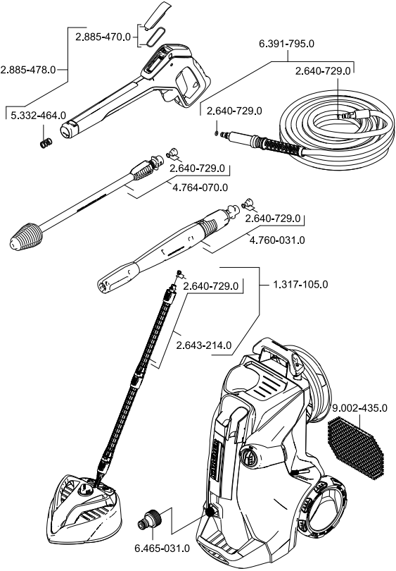 Kärcher - K7 - Ersatzteile Ersatzteile