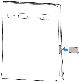 ZTE - MF286C - Einlegen der (U)SIM-Karte (optional) Einlegen der (U)SIM-Karte (optional)