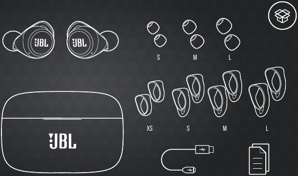 JBL - Harman LIVE 300TWS - LIEFERUMFANG LIEFERUMFANG