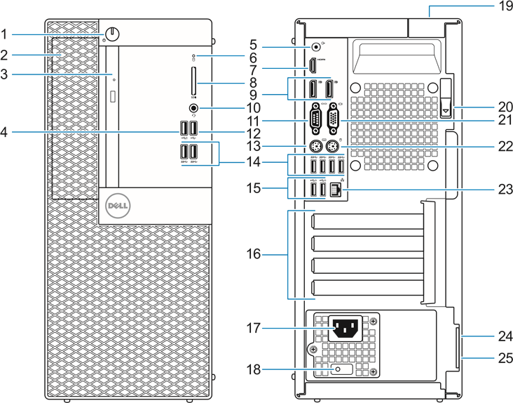 Dell - OptiPlex 5050 Tower - Funktionen Funktionen