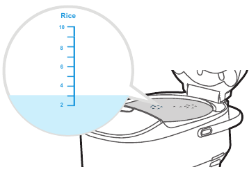 Midea - MMR5018 - Reis und Wasser vorbereiten Reis und Wasser vorbereiten