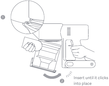 Xiaomi - Mi Vacuum Cleaner G10 - Installation des Staubbehälters Installation des Staubbehälters