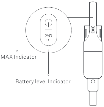 Xiaomi - Mi Vacuum Cleaner Light - Verwendung - Anzeige Verwendung - Anzeige